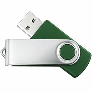 USB Stick Twister 512 mb -128 gb USB 2.0/3.0 USB Speicherstick, Flash Drive, Metall Drehbar, schneller Datentransfer, Speichermedium | tragbarer Speicher | USB-Stick (Dunkelgrün, 32 gb USB 3.0)