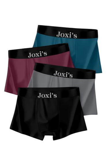 Image of Joxi's Men's Cotton Blend Trunks Pack of 4 | Soft Stretch Comfortable for Men