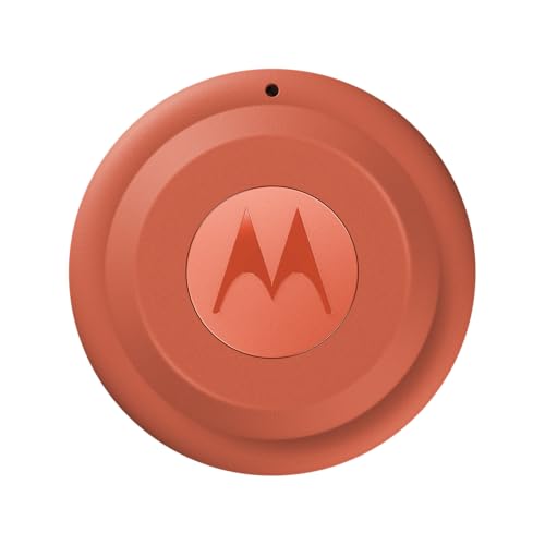 Motorola Moto Tag 2 (Works with Android Find My Device and Find Hub) Bluetooth 6.0 and UWB (1 Pack (Arabasque (Pink))