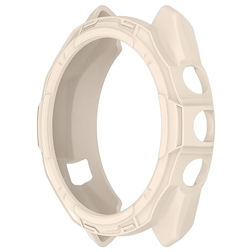 LICHIFIT Garmin(ガーミン) Approach S70用保護ケース 47MM カバー TPU スマートウォッチカバー 脱着簡単 耐衝撃 傷防止軽量 おしゃれ アクセサリー (ベージュ)