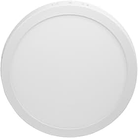 Painel Luminaria Led Lux Sobrepor Redondo 12w 4000k