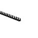HellermannTyton 181-11009 Slotted Wall Wiring Duct, 1" X 1", Non-Adhesive, PVC, Black, 120ft/Carton