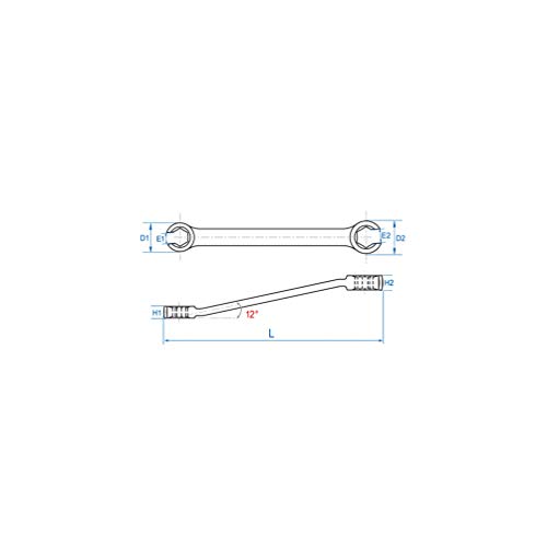 KING TONY BLI19301012 Blister Wrench para Racores 10x12mm for DIYers & Professionals, Built for Repair and Installation tasks - Image 3