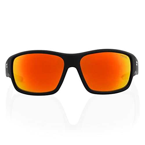 Image of TOROE Eyewear FIELD Wrap Around Sport Sunglasses With Polycarbonate Polarized Lenses, Lightweight TR90 Frame