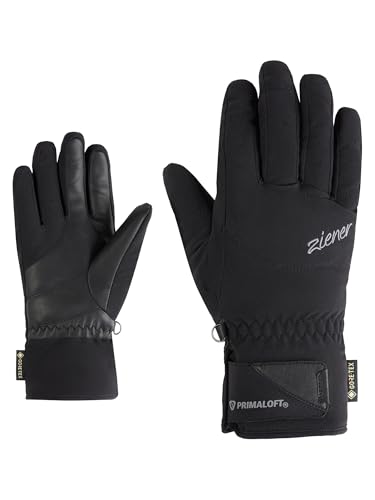 Guantes de esquí para mujer Gore-Tex Ziener KLENN-Z negros sin PFC