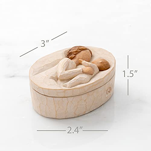 Willow Tree Grandmother, Love that Transcends the Years, Box for Jewelry and Treasures, Reminder of Those you Love who Call you Grandma, Sculpted Hand-Painted Keepsake Box