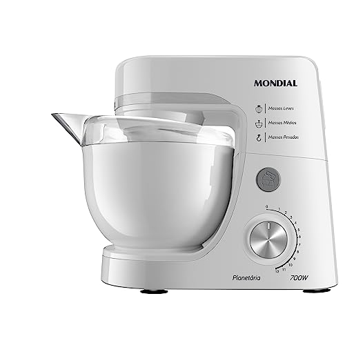 Batedeira Planetária, Mondial, Branco, 700W, 220V - BP-03-W Batedeira Planetária, Mondial, Branco, 700W, 220V - BP-03-W