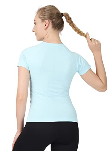 Breathable Workout Shirts for Women - Short Sleeve Design - Image 4
