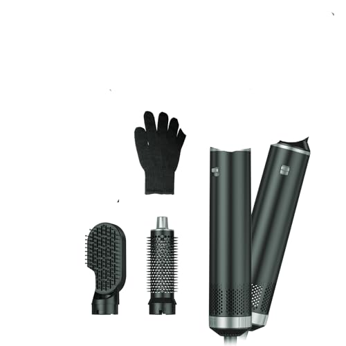 Hair Styler 6 in 1, Hair Dryer Set wiht Air Curler, Blow Dryer Brush, 3 Wind Speed and Temperature, 60000RPM Multi- Magic Styler for Drying Curling Volumizing Straightening, for Salon Blow-Out Look