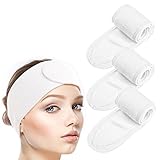 【Aplicaciones amplias】 No importa el maquillaje, la ducha, la belleza o los deportes, la diadema puede absorber eficazmente el agua o el sudor; Cuando se lave la cara, se maquille o se aplique una mascarilla facial, puede usar una diadema de toalla para cubrir su cabello y no permita que el cabello travieso afecte sus movimientos.