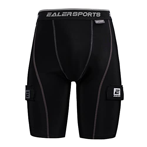 EALER BCP300 Core Compression Shorts Jock Pants with Athletic Cup for Baseball, Hockey, Softball2