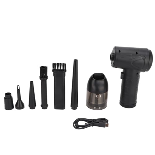 Cygmophing aspirateur et dépoussiéreur d'air 14000PA puissant aspirateur à main sans fil avec 6 buses pour ordinateur de voiture à domicile