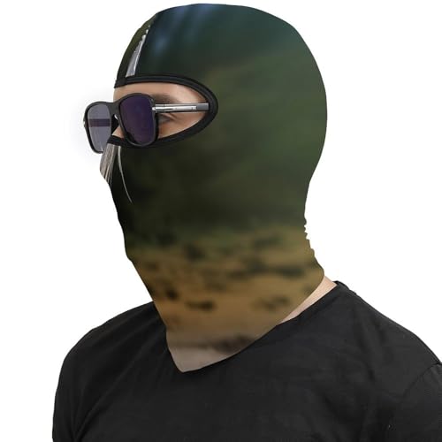 Balaclava térmica para hombres y mujeres, máscara facial estampada Heron para clima frío, equipo para motocicleta y esquí miniatura 4