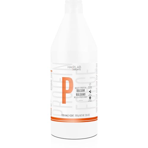 SALERM - Acondicionador Cabello - Multi-Proteínas Hair Lab - 1200 ml - Repone la Falta de Queratina Natural - Proporciona Cuerpo a la Melena - Fortalece y Repara el Cabello - Sin Parabenos