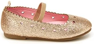 carter's Girls Ellaria Ballet Flat, Gold, 7 Toddler | Image 6