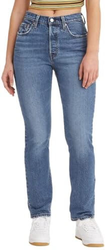 Levi's Women's 501 Original Fit Jeans, (New) Medium Indigo Worn in, 25 Regular