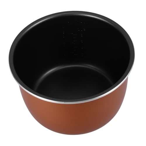 DECORNIJIA Olla Interior para Olla Presión Eléctrica de Revestimiento Antiadherente de Aleación de Aluminio Reforzado Recambio para Arrocera Portátil Capacidad Grande y Diseño Resistente