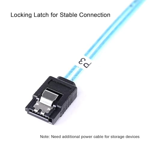 Cable SATA 0.5m 6 puertos set 6Gbps miniatura 6