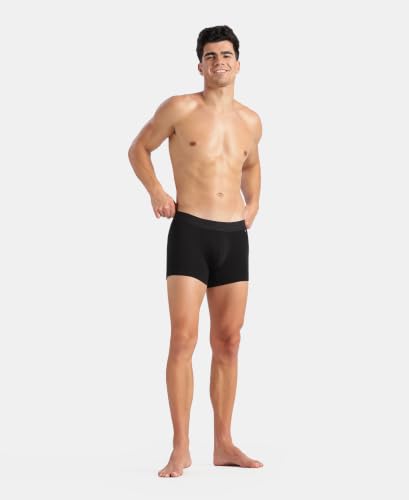 Image of Jockey US60 Men Super Combed Cotton Elastane Stretch Solid Trunk with Ultrasoft Waistband (Pack of 2)
