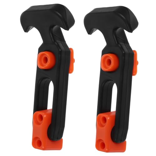 KICHOUSE 2pcs Rubber Lock Hasp Latch Toolbox Latches Lock Hatch Latches Latch Replacement Latches Replacement Car Hood Catches Toolbox Hasp Rubber Latch T-Handle Hasp for Toolboxes