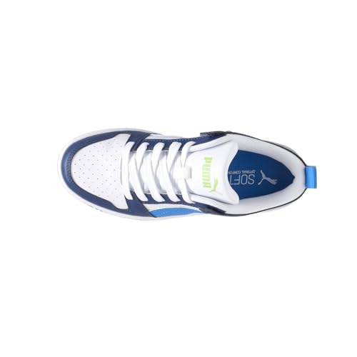 PUMA Kids Boys Rebound Layup Lo Lace Up Sneakers Shoes Casual - White4