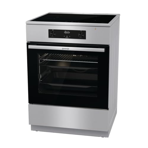 Gorenje GEIT6C60XPG Elektro Standherd mit Induktionskochfeld und 71 Litern