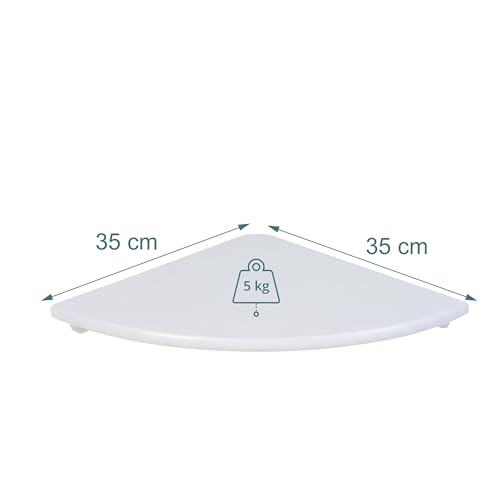 Étagère d'angle murale pour valoriser la déco du salon