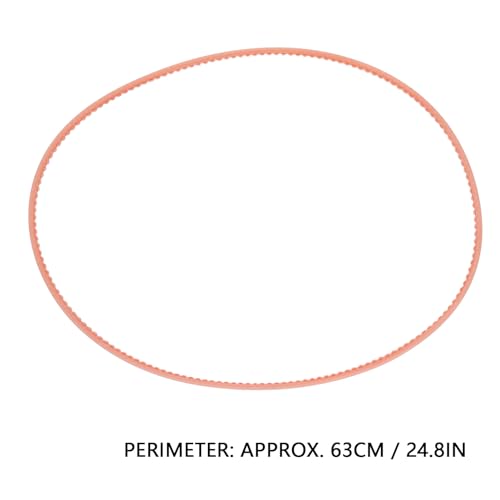Drehmaschinenriemen, 63 Cm Umfang, 10 Zoll Drehmaschinenantriebsriemen für Bohrmaschine, Tischkreissäge, Bandsäge, Holzbearbeitungsmaschinen, Hochfester PE Antriebsriemen für