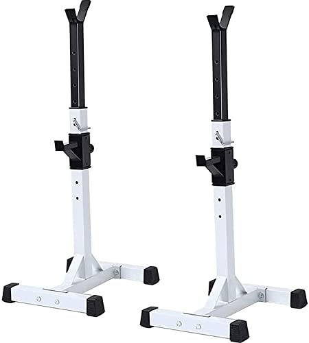 ERoomQ Multi-Function Weight Lifting Home Gym Fitness Split Half Squat Rack Stands Adjustable Barbell Rack Multi Function Squat Weight Lifting Bench Rack Max Load 260Kg Home Gym Fitness S