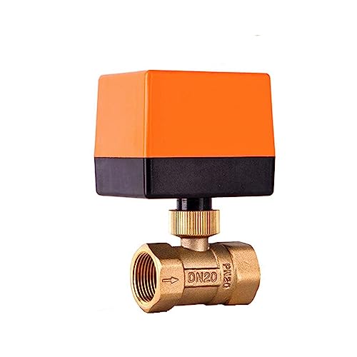 Válvula de latón motorizada de 2 vías con actuador eléctrico de 220V 2