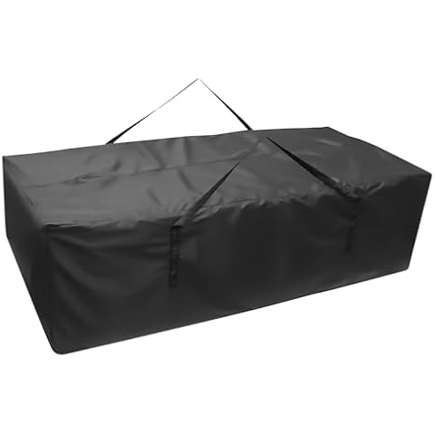 FASTDEPLE Waterproof Garden Cushion Storage Bag Cover