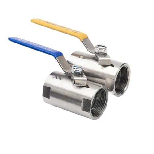 Válvula de bola para vapor de acero inoxidable alta temperatura DN80 rosca interna 2