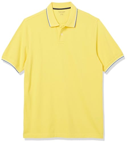 Image of Amazon Essentials Men's Regular-Fit Short Sleeve Cotton Pique Polo Shirt (Available in Big & Tall)