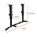Lljsszr Wall Mounted Pull Up Bar with Adjustable for Home and Outdoor Use, Black Top Mount