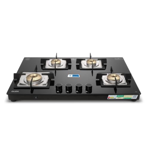 Glen Store Glen 4 Burner Ultra Slim Gas Stove with Auto Ignition - Image 2