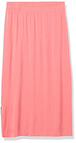 Image of Amazon Essentials Women's Pull-On Knit Midi Skirt with Elastic Waist, Stretchy (Available in Plus Size)