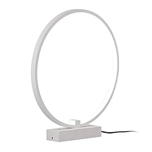 GUOCC luce da lettura vintage Moderno PORTATO Lampada da tavolo, luce desktop rotonda – lampade da tavolo in metallo for soggiorno camera da letto ristorante hotel moda creativo illuminazione decorati