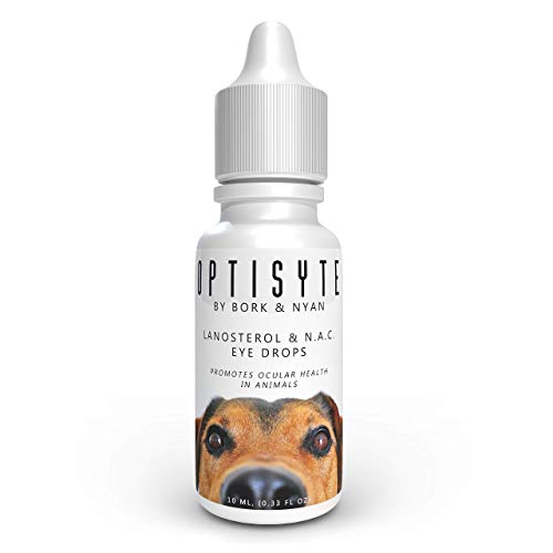 Optisyte Lanosterol & NAC Eye Drops || Promotes Eye Clarity in Pets with Cataracts || For Dogs, Cats, and Rabbits Optisyte Lanosterol & NAC Eye Drops || Promotes Eye Clarity in Pets with Cataracts || For Dogs, Cats, and Rabbits