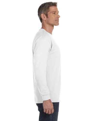 Image of Hanes Mens 6.1 oz. Tagless ComfortSoft Long-Sleeve T-Shirt (5586)