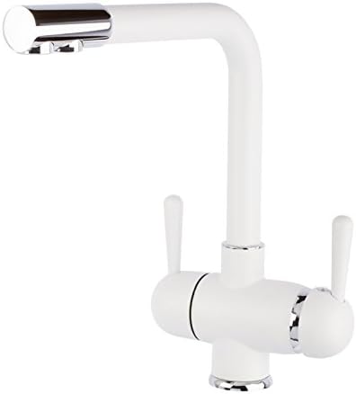 3-Way GM L Spout Tap Fitting White for Amway eSpring Water Filters.
