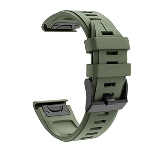 Bracelet 22 mm Fenix 7 en silicone pour le sport et le quotidien