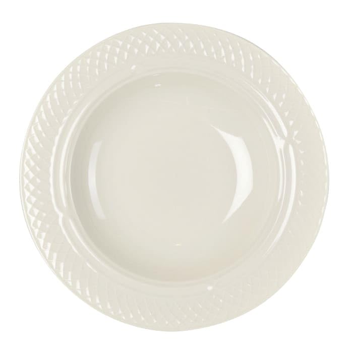 3567000 Gothic 10.5 oz Rimmed Soup Bowl - 24 / CS by Homer Laughlin – China, White, Pack of 24, Model HL3567000