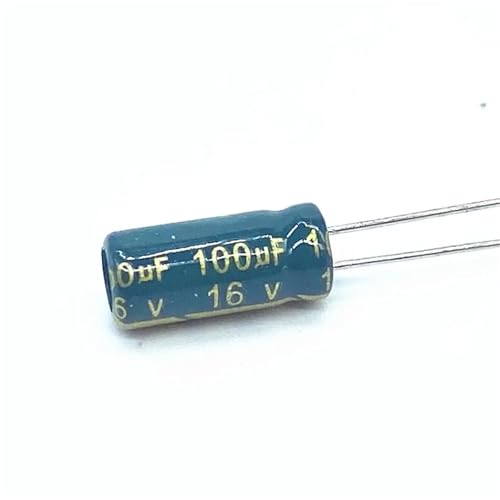 Condensateur 100uf 16v composant électronique aluminium radial 5x11mm pour microcontrôleur DIY