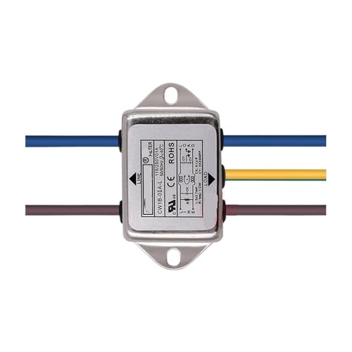 Filtro antiinterferencias monofásico CW1B AC 220V de 3A a 10A para purificación de línea