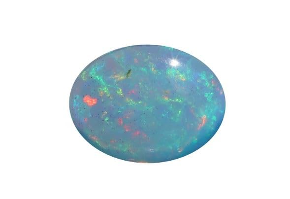 Cabochon d'opale éthiopienne AAA 12,6x9,6 mm de forme ovale pour création de bijoux