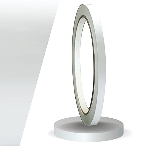 siviwonder Tiras decorativas blancas brillantes en 5 mm de ancho y 10 m de longitud para coche, barco, moto acuática, modelismo, cinta decorativa