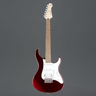 Yamaha PACIFICA012 6-String Electric Guitar – Red Metallic Finish, Best Electric Guitar for Beginners & Professionals, Clear Tone & Durable Build