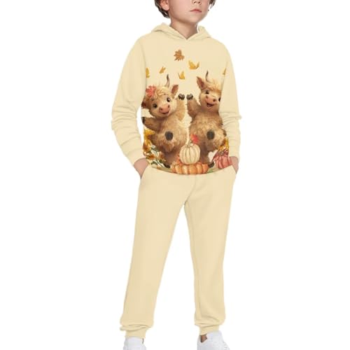 Renewold Fall Thanksgiving Tracksuits Kids Hoodie Sweatshirt Sweatpants 2 Piece Sweatsuits Set Long Sleeve Activewear3