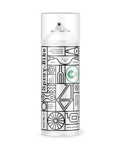 Pintura en aerosol, específica para bicicleta, color blanco, de HM Smallwares