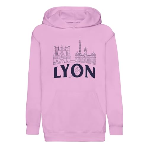 Sweat à capuche enfant Lyon premium en coton haute qualité
